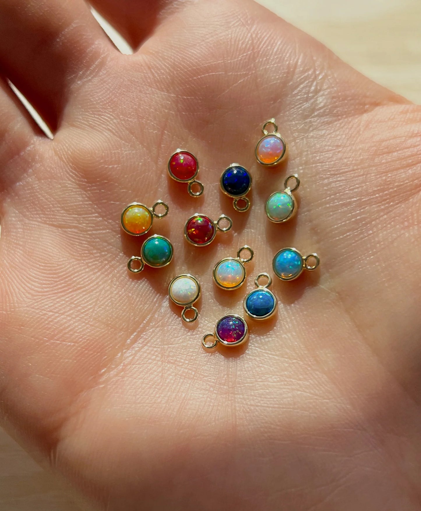 Circulled Birthstone Necklace