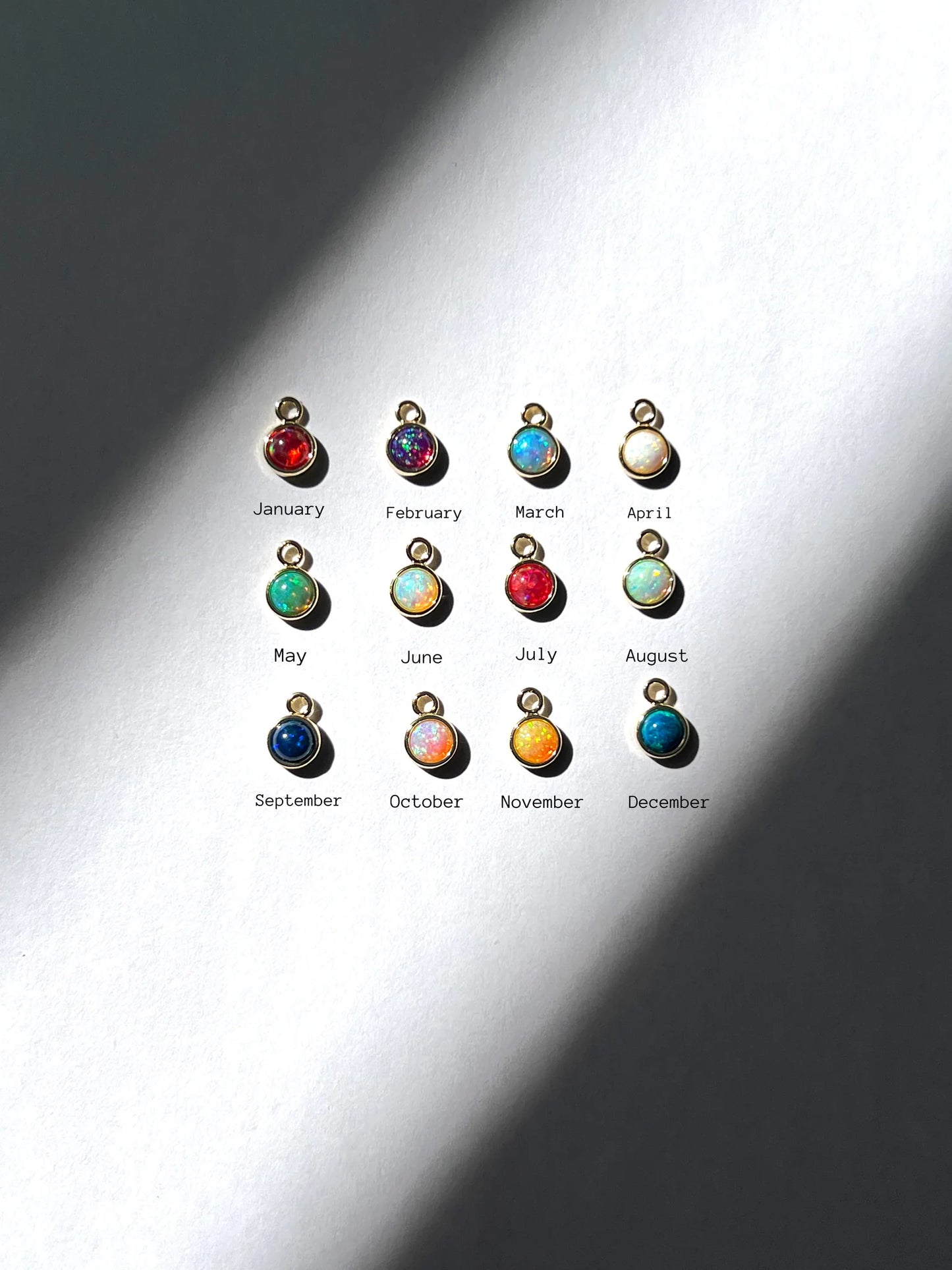 Circulled Birthstone Necklace