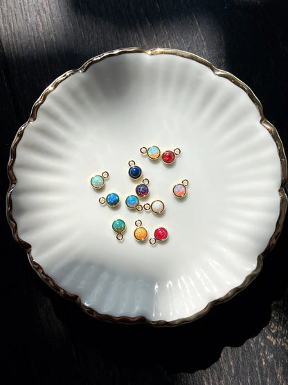Circulled Birthstone Necklace