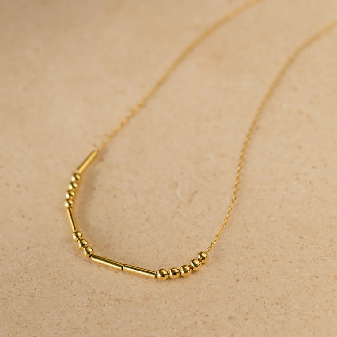 Morse Code Name Necklace