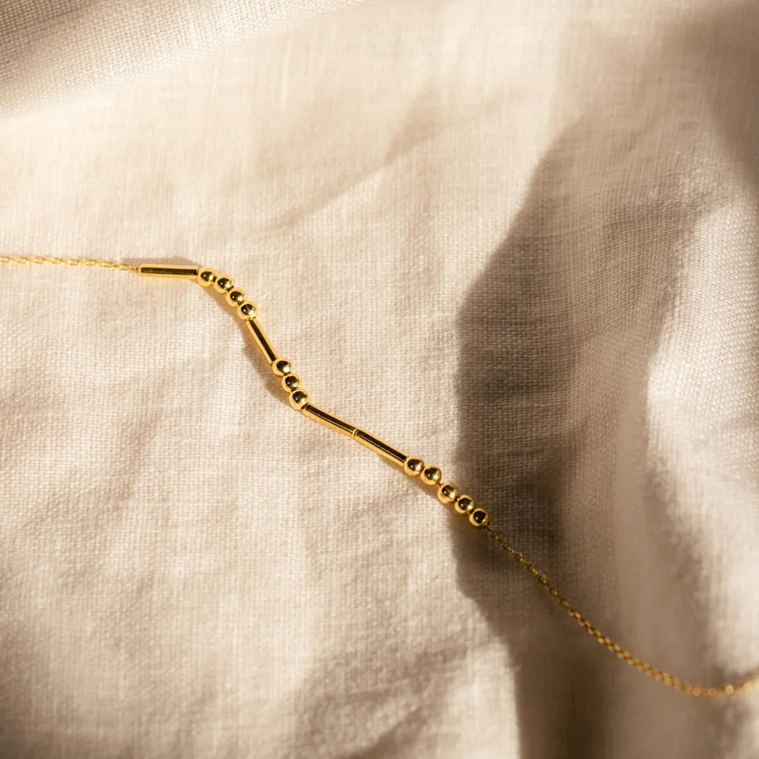 Morse Code Name Necklace